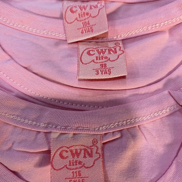 T-shirt Sizes 3Y, 4Y, 6Y. Brand New. Made in Turkey 100 % Cotton - Picture 5 of 6